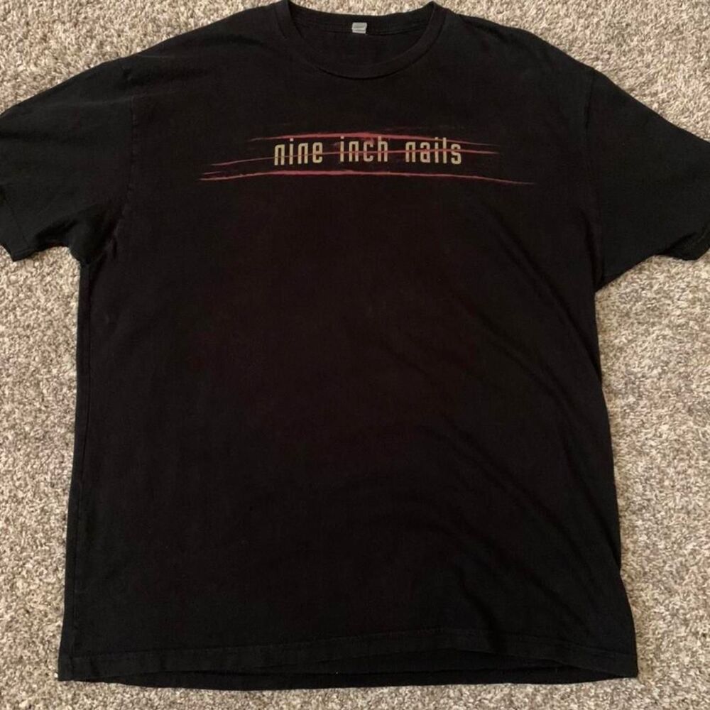 Nine Inch Nails Black and Red Band T-shirt